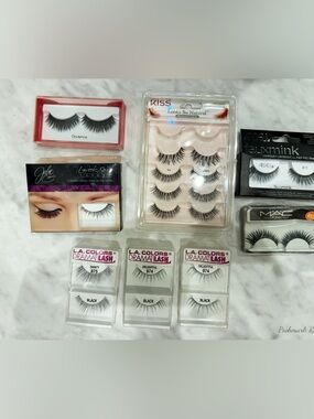 Mixed Lash Bundle- Kiss, MAC, Ardell,  + More (one pair used)